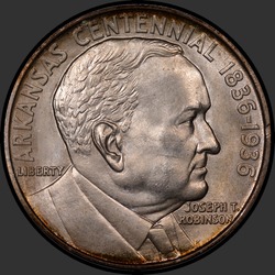 реверс 50¢ (half) 1936 "USA - 50 Cents (Half Dollar) / 1936 - ROBINSON MS"