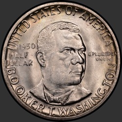 аверс 50¢ (half) 1950 "USA - 50 Cents (Half Dollar) / 1950 - Silver Commemorative 1950"