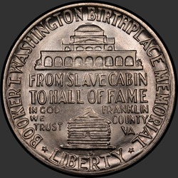 реверс 50¢ (half) 1950 "USA - 50 centů (půldolar) / 1950 - S Booker T. Washington MS"