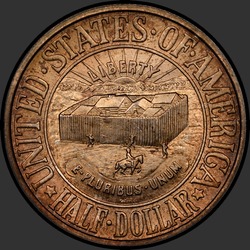 реверс 50¢ (half) 1936 "USA - 50 Cents (Half Dollar) / 1936 - YORK MS"