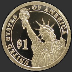 реверс 1$ (бак) 2013 "США - 1 долар / 2013 - { "_": "S"}"