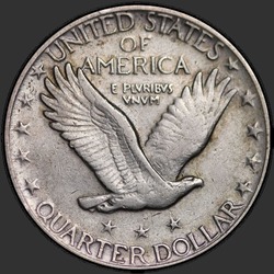 реверс 25¢ (quarter) 1929 "USA - Quarter / 1929 - P"