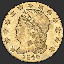 аверс 2.5ドル 1826 "USA - 2.5 Dollars / 1826 - Early $2.50 1826"