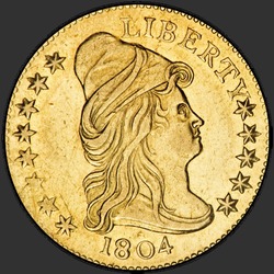 аверс 2.5 Dolar 1804 "USA - 2.5 Dollars / 1804 - Early $2.50 1804"
