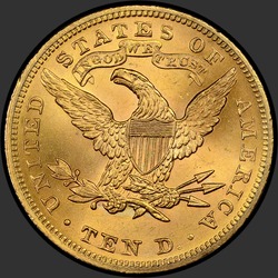 реверс 10 dollari (USA) 1899 "Liberty Head $10 1899"