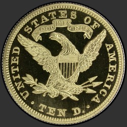 реверс 10 dollari (USA) 1899 "Liberty testa 10 $ 1899 / Proof"