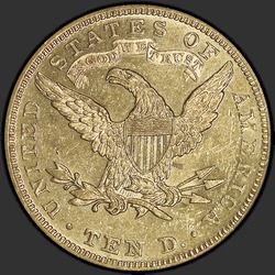 реверс 10 dolarů (USA) 1889 "Liberty Head $10 1889"
