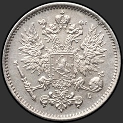 реверс 50 penny 1892 "50 penny 1889/93 dla Finlandii"