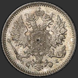 реверс 25 centesimo 1897 "25 пенни 1897 "