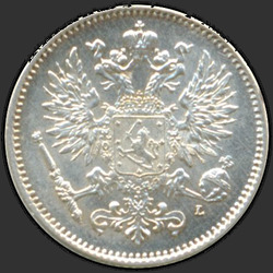 реверс 50 Cent 1907 "50 Pfennig 1907-1916 für Finnland"
