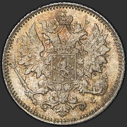 реверс 25 cent 1902 "25 пенни 1897-1916 для Финляндии"