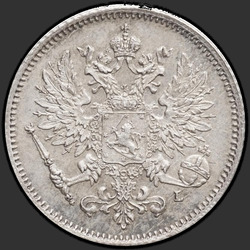 реверс 25 penny 1910 "25 penny 1.897 à 1.916 pour la Finlande"