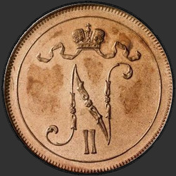 реверс 10 penny 1915 "10 пенни 1915 с Гербовым орлом"