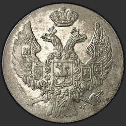 реверс 10 grosze 1839 "10 грошей 1839 года MW. "