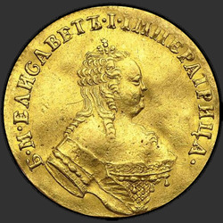реверс 1 chervonetz 1751 "1 ducat 1751 "EAGLE". aprill"
