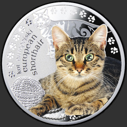 реверс 1$ (buck) 2014 "Европейская кошка"