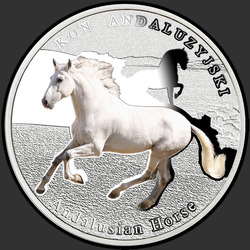 реверс 1$ (buck) 2015 "Андалузская лошадь"