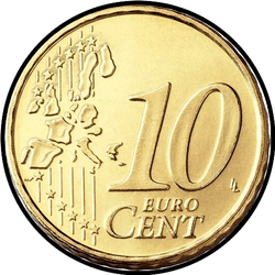реверс 10 центов (€) 2008 ""