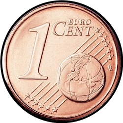 реверс 1 цент (€) 2023 ""