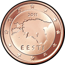 аверс 1 цент (€) 2022 ""