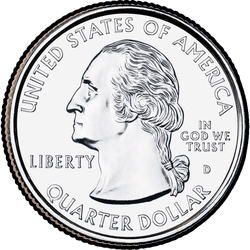 аверс 25¢ (quarter) 2007 "Idaho State Quarter / D"