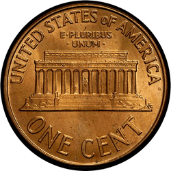 реверс 1¢ (penny) 1961 ""