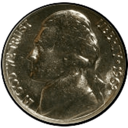 аверс 5¢ (nickel) 1962 ""