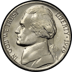 аверс 5¢ (nickel) 1979 "USA - 5 cent / 1979 - { "_": "S T2 Pf"}"