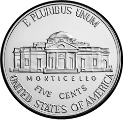 реверс 5¢ (nickel) 2011 "USA - 5 Cents / 2011 - S Proof"