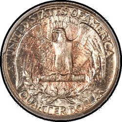 реверс 25¢ (quarter) 1959 ""