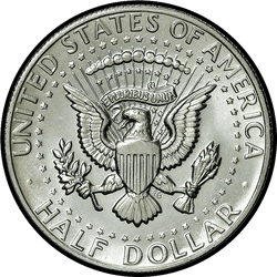 реверс 50¢ (half) 1979 "ABD - 50 Cents (Half Dollar) / 1979 - S T2 Kanıtı"