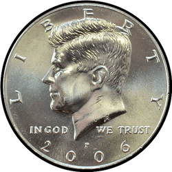аверс 50¢ (half) 2006 "USA - 50 centů (půldolar) / 2006 - D"