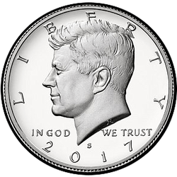 аверс 50¢ (халф) 2017 "Silver"