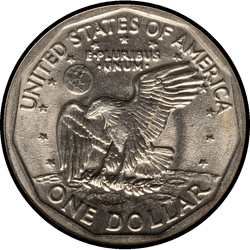 реверс 1$ (buck) 1981 "USA - 1 Dollar / 1981 - { "_": "D"}"