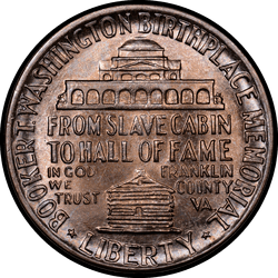 реверс 50¢ (half) 1951 "미국 - 50 센트 (하프 달러) / 1951 - 부커 T. 워싱턴 MS"