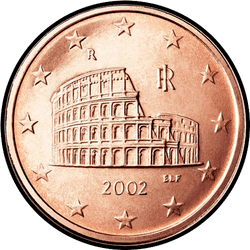 аверс 5 cents (€) 2002 ""
