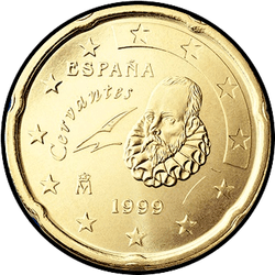 аверс 20 cents (€) 1999 ""