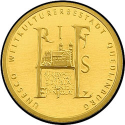 реверс 100€ 2003 "Quedlinburg"