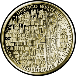 реверс 100€ 2016 "Die historische Stadt Regensburg"