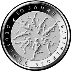 реверс 20€ 2017 "50th anniversary of the German Sports Foundation"