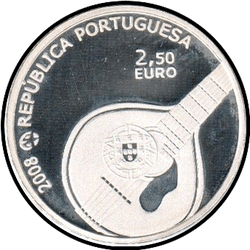 реверс 2½ евро 2008 "Fado"