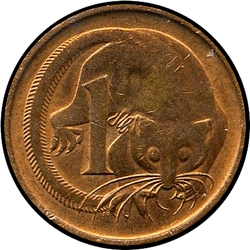 реверс 1 cent 1988 ""