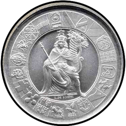реверс 5€ 2006 "República de Italia 60 años"