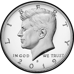 аверс 50¢ (халф) 2019 "Silver"