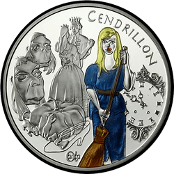 аверс 1½€ 2002 "Cinderella"