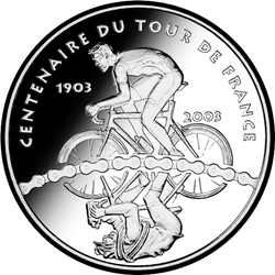реверс ¼€ 2003 "100 років Тур де Франс"