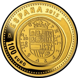 аверс 100€ 2015 "2 escudo Filippe III"