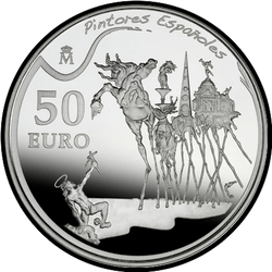 реверс 50 евро 2009 "Искушение Святого Антония"