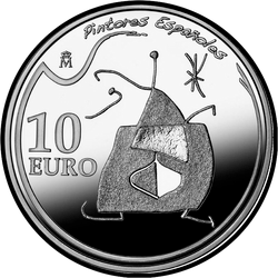реверс 10€ 2012 "Joan Miró"