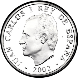 аверс 10 евро 2002 "Столетие со дня рождения поэта Луиса Сернуда"